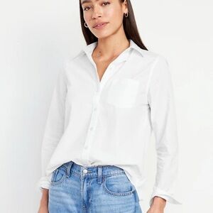 Old Navy Crisp White Collared Shirt